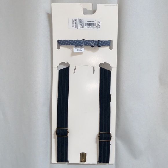 Cat and Jack Suspenders,  Bow Tie & pocket square set - Picture 2 of 3